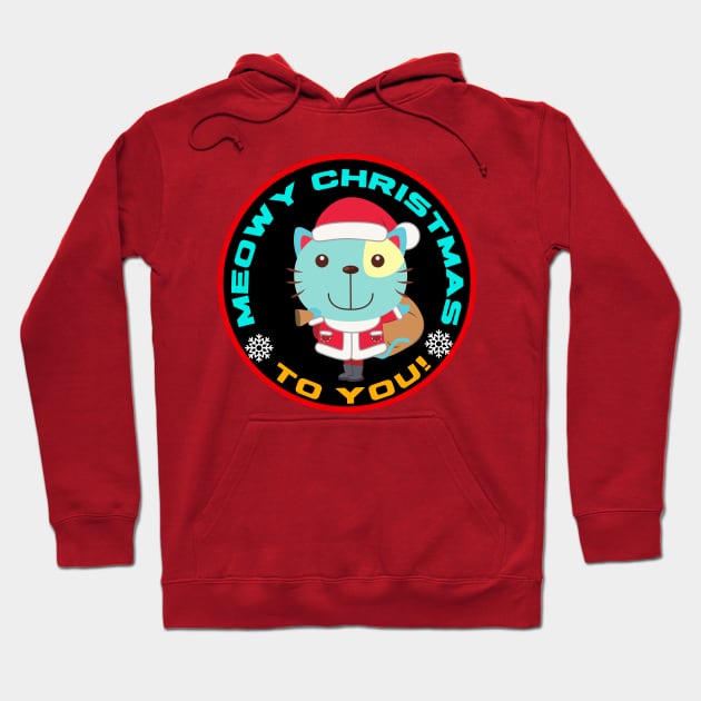 SWEET MEOWY CHRISTMAS Hoodie by O.M design